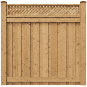 6 x 8 Estate View Privacy Fence - Board on Board Panel