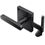 Everbilt Modern Handle Two-Way Gate Latch, Black (4-pcs)