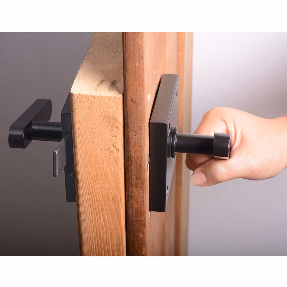 Everbilt Modern Handle Two-Way Gate Latch, Black (4-pcs) 4.jpg