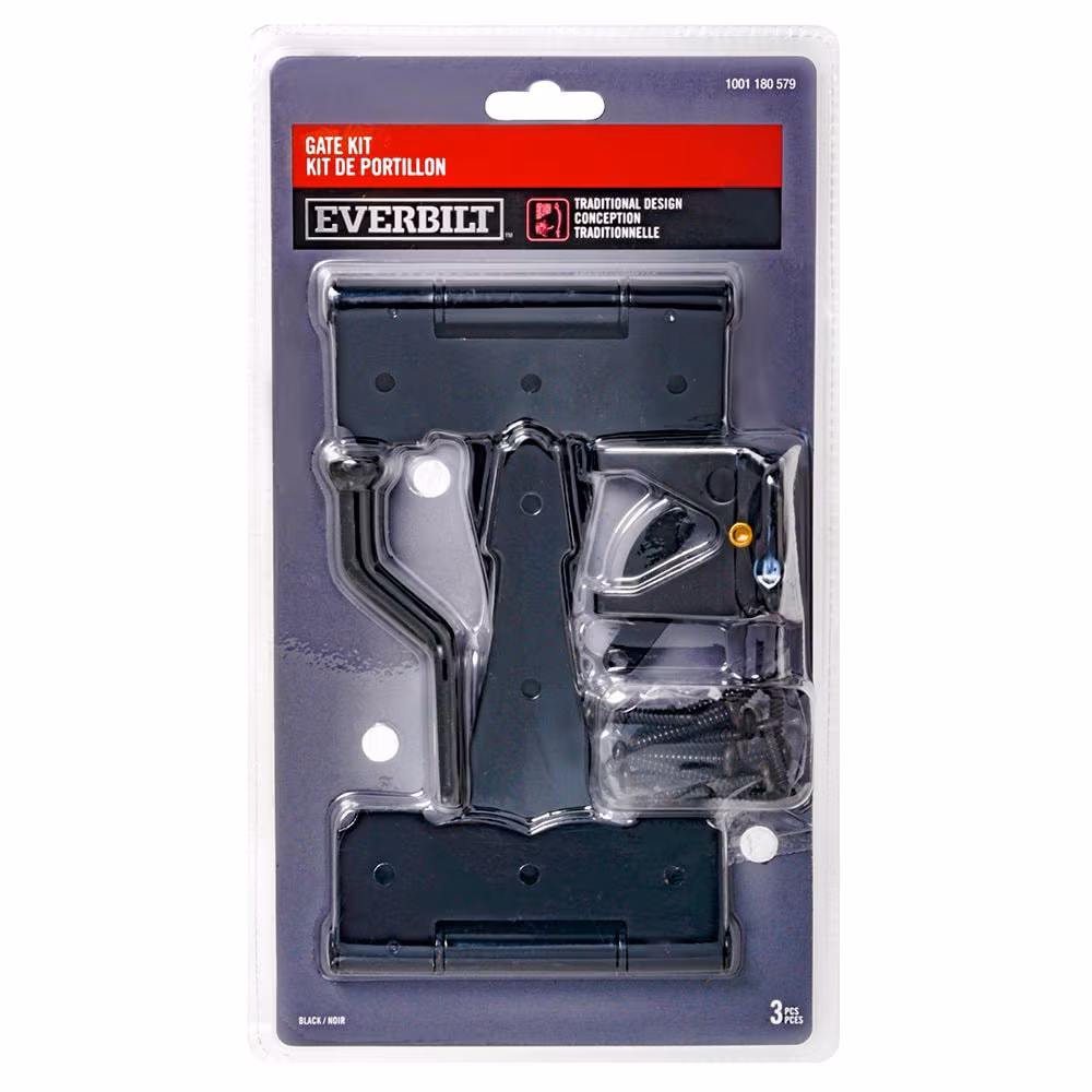 Everbilt Traditional Design Gate Kit, Black (3-pcs)2.jpg