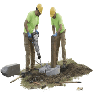 Fence Post Footing Removal Service<div>🛠️ Disposal Included </div>