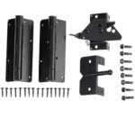 Fortress Athens Aluminum Gate Latch and Hinge set Black