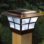 (Lighting Upgrade) 6x6 Prestige Copper Solar Post Cap 2