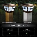 (Lighting Upgrade) 6x6 Prestige Copper Solar Post Cap 3