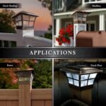 (Lighting Upgrade) 6x6 Prestige Copper Solar Post Cap 5