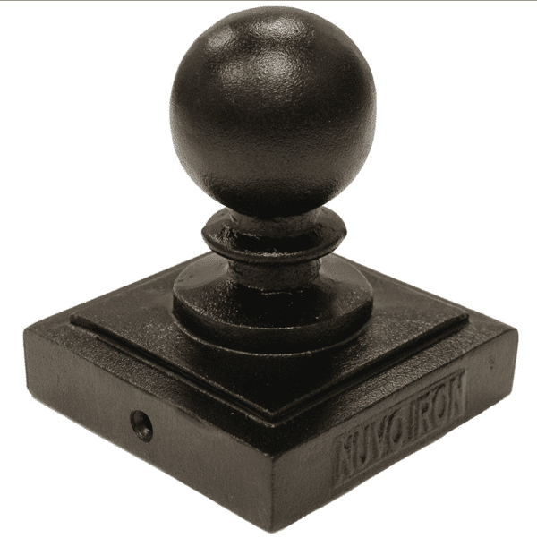 Nuvo Iron Ball Post Cap, 3 1:2 x 3 1:2