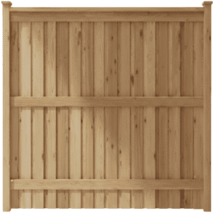 6 x 8 Solid Fence Section - Board on Board Panel