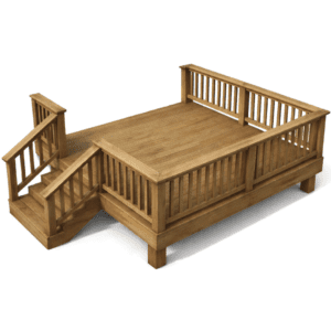 New Platform Series Treated Wood Deck