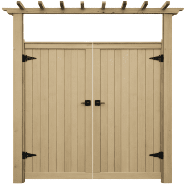 Estate View Double Gate Trellis