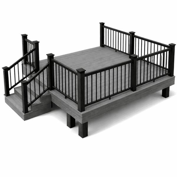 Platform Series Maritime Grey with Black R1 Railing